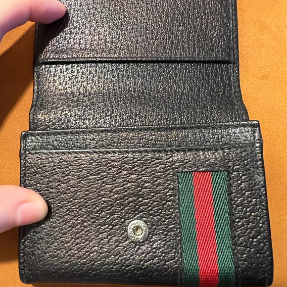 Auth Gucci card wallet unisex classic timeless - Picture 3 of 11